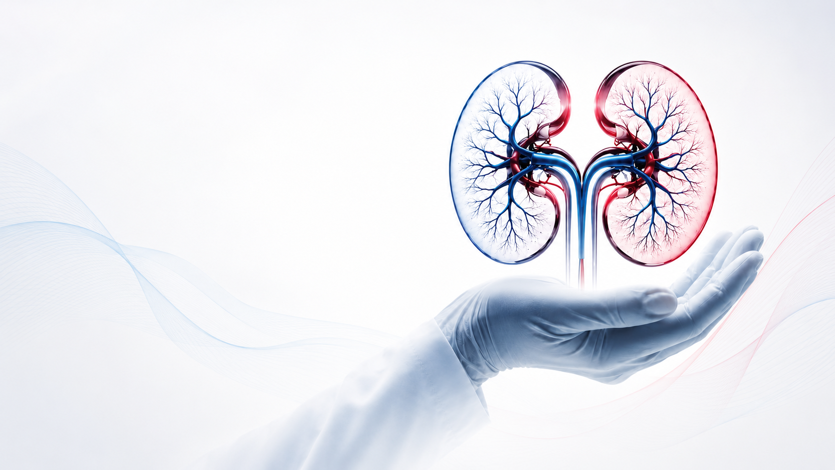 Anatomical kidney model representing renal health education